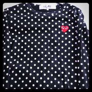 Cdg Polkadot long sleeve